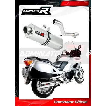 Výfuk pro motocykl Laděný výfuk DOMINATOR Honda NTV 650 DEAUVILLE OVÁLNÁ KONCOVKA