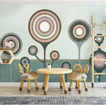 Tapeta Solution Media 3D tapety - Kruhy MU3913 1 - Voděodolné plátno - Textilní tapeta omyvatelná - 250g/m2