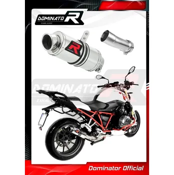 Výfuk pro motocykl Laděný výfuk DOMINATOR BMW R1200R 15-18 KULATÁ KONCOVKA KRÁTKÁ GP1