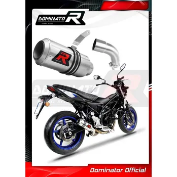 Výfuk pro motocykl Laděný výfuk DOMINATOR SUZUKI SV 650 16-20 KULATÁ KONCOVKA GP