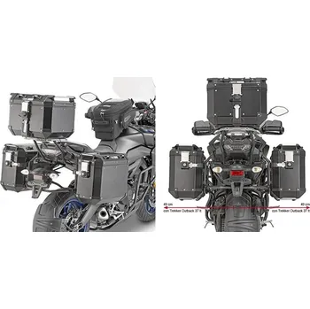 Zavazadlo na motocykl GIVI PL2139CAM montážní sada ( nosič ) bočních kufrů Yamaha Tracer 900 GT 2018 - 2019