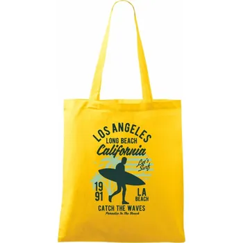 Los Angeles Long Beach - Taška bavlněná - 42 x 38 cm ( Žlutá )