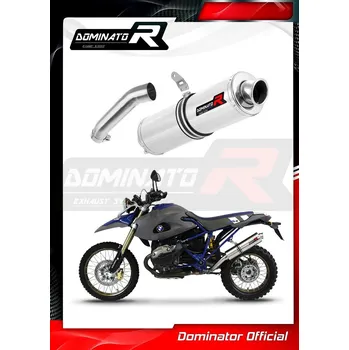 Výfuk pro motocykl Laděný výfuk DOMINATOR BMW HP2 ENDURO 04-07 KULATÁ KONCOVKA STANDART