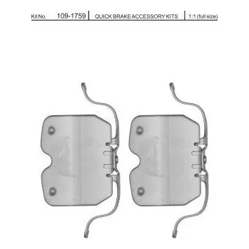 Brzdová destička Sada příslušenství brzdových destiček QUICK BRAKE