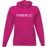 Dámská mikina s kapucí s potiskem FABERLIC MIKČA pink dámské