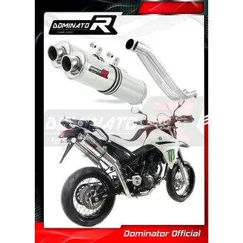Výfuk pro motocykl Laděný výfuk DOMINATOR YAMAHA XT660 R / X 04-15 KULATÉ KONCOVKY STANDART