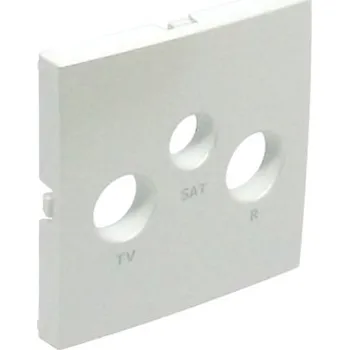 vypínač LOGUS90 LOGUS Kryt zásuvky TV-R-SAT ledová 90775 5603011573157