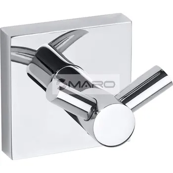 Držák na ručník Bemeta Beta Věšáček dvojitý, mosaz, chrom, 132106032