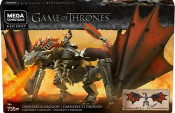 Stavebnice ostatní Mattel Mega Construx Hra o trůny Daenerys a Drogon