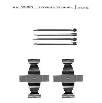 Brzdová destička Sada příslušenství brzdových destiček QUICK BRAKE