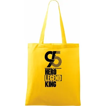 Hero, Legend, King x Queen 1995 - Taška bavlněná - 42 x 38 cm ( Žlutá )