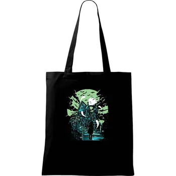 Haunted House - Taška bavlněná - 42 x 38 cm ( Černá )