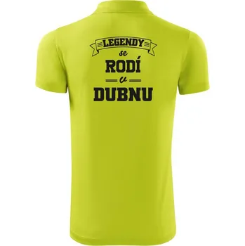 Pánská košile Legendy se rodí v dubnu - Polokošile Victory sportovní (dresovina) - XL ( Limetková )