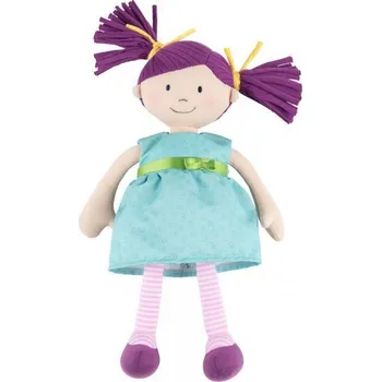 Panenka Sigikid Látková panenka Sigi Dolly s fialovými culíky 32 cm