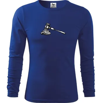 Chlapecké tričko Soudcovské kladívko - Triko dětské Long Sleeve - 122 cm/6 let ( Královská modrá )