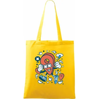 Výletník - Taška bavlněná - 42 x 38 cm ( Žlutá )