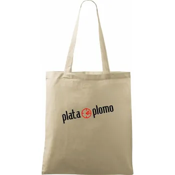 Nákupní taška Plata oplomo - Taška bavlněná - 42 x 38 cm ( Naturální )