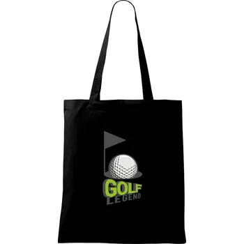 Golf legend - Taška bavlněná - 42 x 38 cm ( Černá )