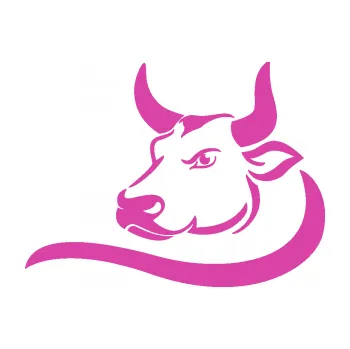 Samolepící dekorace Býk 008 levá (16 - růžová) SAMOLEPKA NA AUTO, NÁLEPKA, FÓLIE, POLEP, TUNING, VLASTNÍ TEXT, TISK, AUTOSAMOLEPKY.cz, POLEPY, OBRÁZEK, LOGO, 3D STICKERS