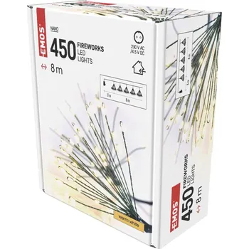 EMOS D3AW11 světelný řetěz trsy 450 LED…