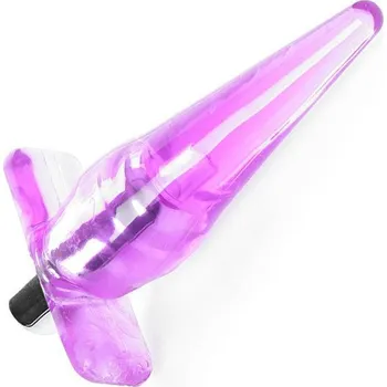 Anální kolík LOLO anální kolík s vibracemi fialový