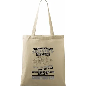 Konstruktér zkratky - Taška bavlněná - 42 x 38 cm ( Naturální )