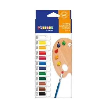 Vodová barva Akrylové barvy Playbox 12x12 ml