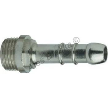 Fitinka Chromovaný hadičník s vnějším závitem - nástavec na hadici MOSAZ-CHROM - 3/8"x13 1500C