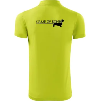 Pánská košile Jezevčík Game of bones - Polokošile Victory sportovní (dresovina) - 2XL ( Limetková )