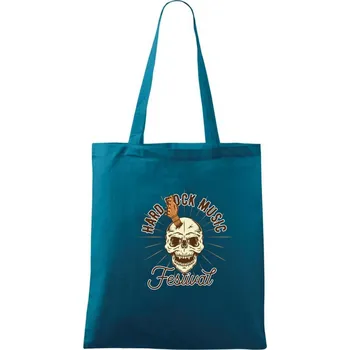 Festival Hard Rock Music - Taška bavlněná - 42 x 38 cm ( Petrolejová )