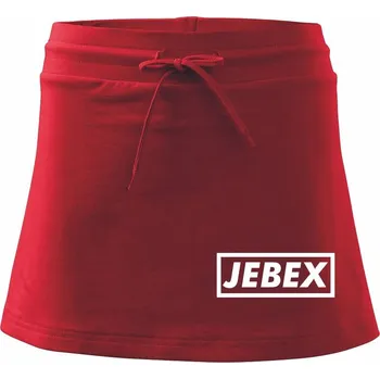 Dámská sukně Jebex - Sportovní sukně - two in one - M ( Červená )