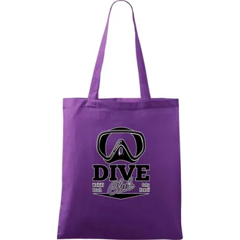 Nákupní taška Dive club - waikiki - Taška bavlněná - 42 x 38 cm ( Fialová )