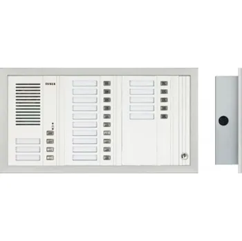 Poštovní schránka Zvonkové tablo TESLA GUARD pro zazdění - 18 účastníků