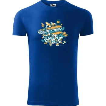 Pánské tričko Eroplaňák - Viper FIT - Pánské zůžené tričko - 2XL ( Královská modrá )