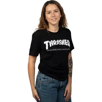 Dámské tričko thrasher Dámské triko girls skate mag tee black