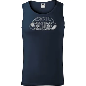 Skate club na šířku - Tílko pánské Core - M ( Námořní modrá (velmi tmavá - téměř černá) )