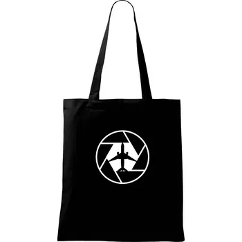 Clona spotting - Taška bavlněná - 42 x 38 cm ( Černá )