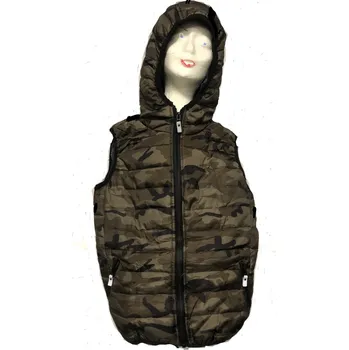 Rybářské oblečení Dětská vyteplená vesta s kapucí