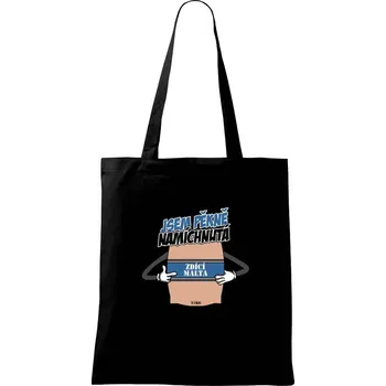 Beton - Malta jsem pěkně namíchnutá - Taška bavlněná - 42 x 38 cm ( Černá )