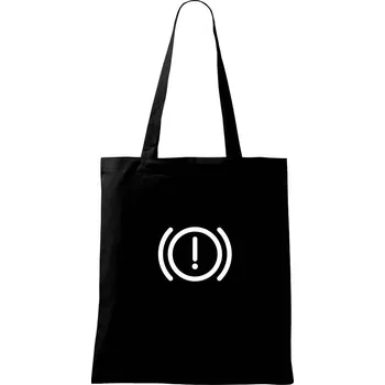 Brzda ikona - Taška bavlněná - 42 x 38 cm ( Černá )