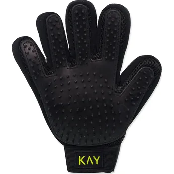 Péče o srst a drápky KAY Vyčesávací rukavice M