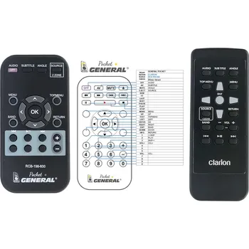 Dálkový ovladač CLARION RCB-198 - dálkový ovladač duplikát