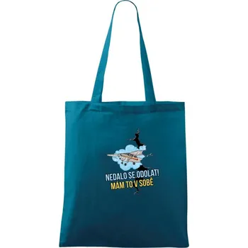 Nedalo se odolat, mám to v sobě cesna - Taška bavlněná - 42 x 38 cm ( Petrolejová )