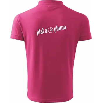 Pánská košile Plata oplomo - Polokošile pánská Pique Polo 203 - XL ( Purpurová )