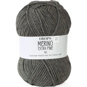 Příze Příze DROPS Merino Extra Fine mix 06 - hnědá