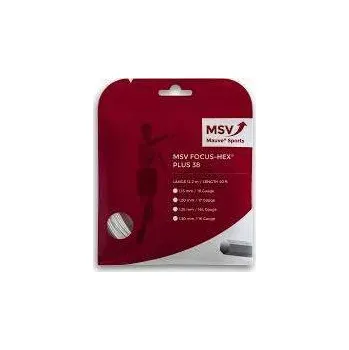 Struna na výplet tenisové rakety MSV tenisový výplet Hex +38 1,15 bílá (12m) 1,15