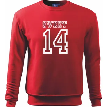 Sweet 14 - Mikina Essential dětská - 146 cm/10 let ( Červená )