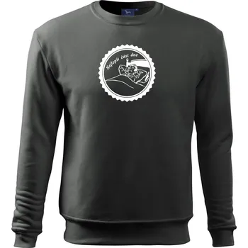 Pánská mikina Nejlepší část dne - Mikina Essential dětská - 146 cm/10 let ( Tmavá břidlice (šedá se zeleným nádechem) )