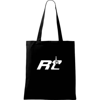 RC nápis ovladač - Taška bavlněná - 42 x 38 cm ( Černá )