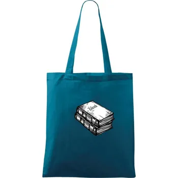 Zákoník knihy - Taška bavlněná - 42 x 38 cm ( Petrolejová )